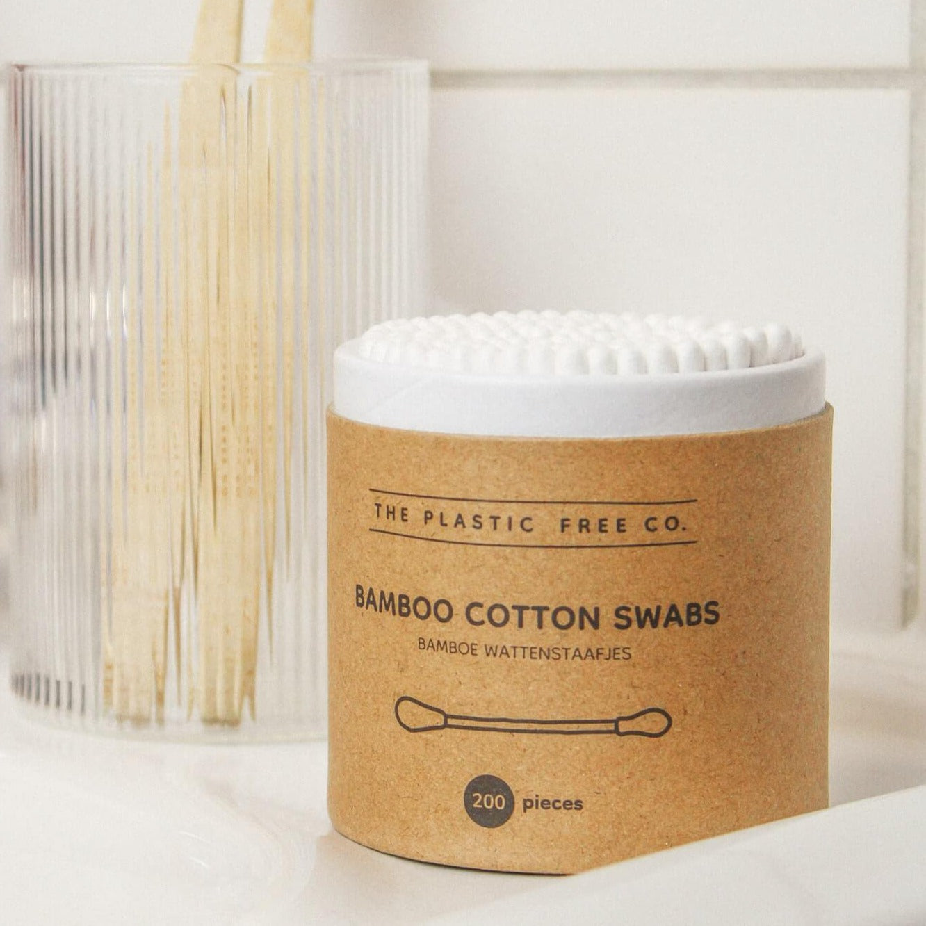 Bamboo Cotton Swabs - The Plastic Free Co.